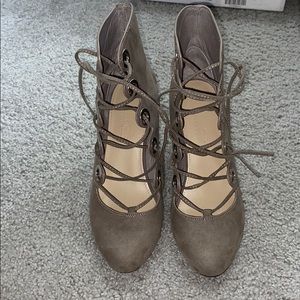 Heeled booties in perfect condition!!!